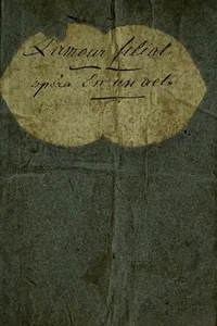 L'amour filial, ou, La jambe de bois