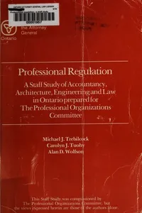 Professional regulation