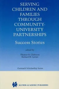 Serving children and families through community-university partnerships