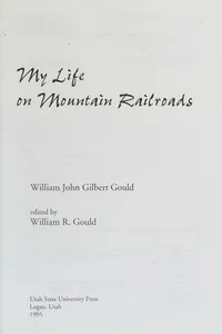 My life on mountain railroads