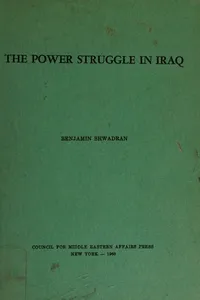 The power struggle in Iraq