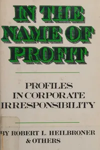 In the name of profit