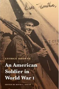 An American soldier in World War I