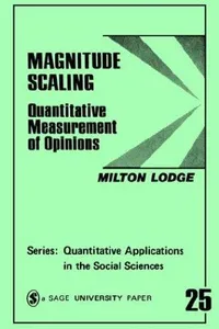 Capa de Magnitude scaling, quantitative measurement of opinions