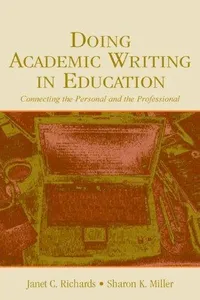 Cover of Doing academic writing in education