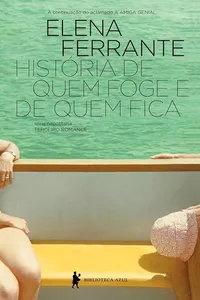 Capa de História de quem foge e de quem fica por Elena Ferrante