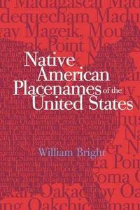Native American placenames of the United States