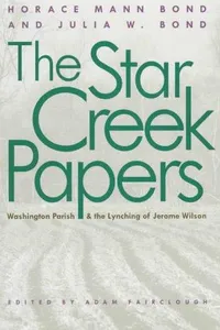 Capa de The Star Creek papers