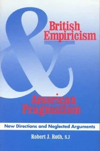 Cover of British empiricism and American pragmatism