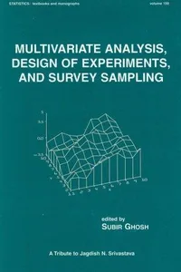 Multivariate analysis, design of experiments, and survey sampling