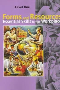 Forms and Resources Essential Skills for the Workplace