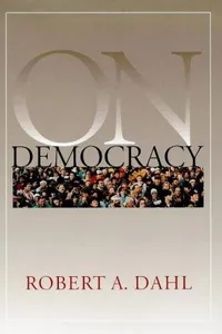 Cover of On democracy