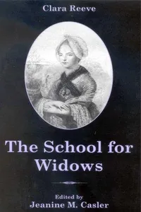 Cover of The school for widows by Clara Reeve