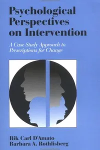 Psychological Perspectives on Intervention
