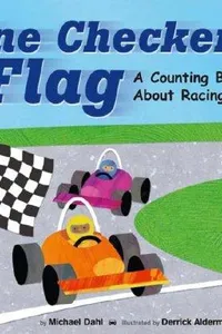 One checkered flag