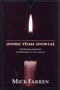 Capa de More than mortal