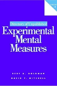 Directory of unpublished experimental mental measures, volume 9