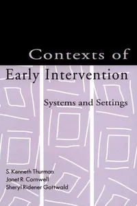 Contexts of early intervention