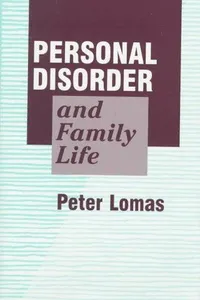 Personal disorder and family life