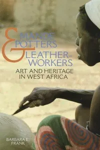 Capa de Mande potters & leatherworkers por Barbara E. Frank