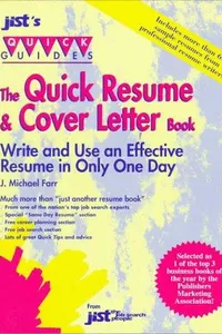 The quick resume & cover letter book