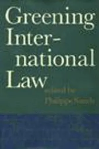 Greening international law