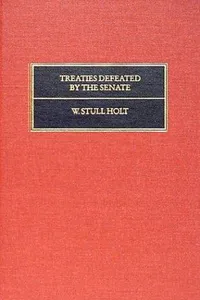 Treaties defeated by the Senate
