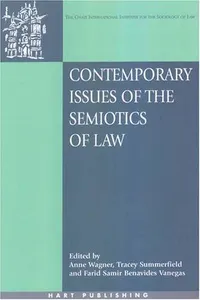 Contemporary issues of the semiotics of law