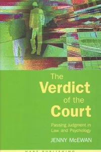 The verdict of the court
