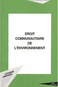 Droit communautaire de l'environnement