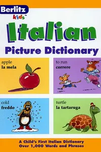 Capa de Italian picture dictionary