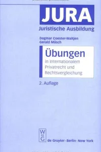 Übungen in internationalem Privatrecht und Rechtsvergleichung