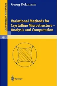 Variational Methods for Crystalline Microstructure - Analysis and Computation