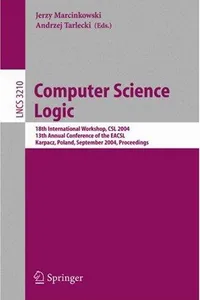 Capa de Computer science logic