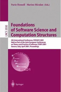 Capa de Foundations of software science and computation structures