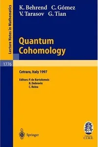 Quantum cohomology