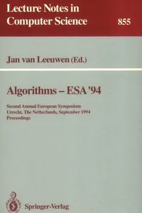 Algorithms--ESA '94