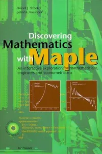 Discovering mathematics with Maple
