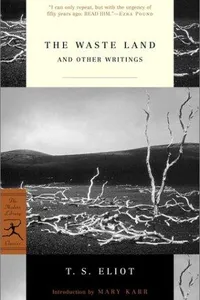 Capa de The waste land and other writings por T. S. Eliot