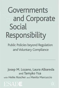 Governments and Corporate Social Responsibility