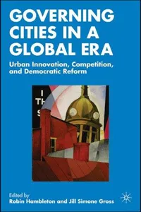 Capa de Governing cities in a global era