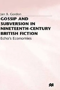 Cover of Gossip and Subversion in the Nineteenth-Century British Fiction