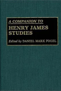 A Companion to Henry James studies