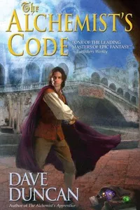 Capa de The alchemist's code por Dave Duncan