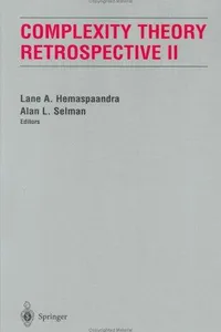 Complexity theory retrospective II