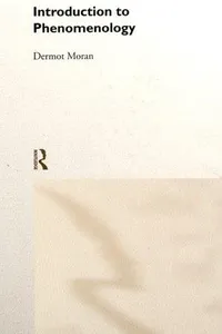 Cover of Introduction to Phenomenology by Dermot Moran