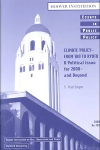 Climate Policy--From Rio to Kyoto