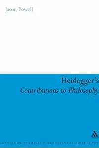 Heidegger's Contributions to Philosophy