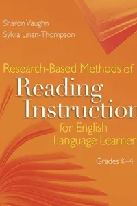 Cover of Research-based Methods of Reading Instruction for English Language Earners, Grades K-4