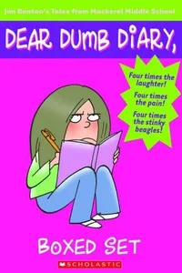 Capa de Dear Dumb Diary Box Set #1-4 (Dear Dumb Diary #1-4) por Jim Benton
